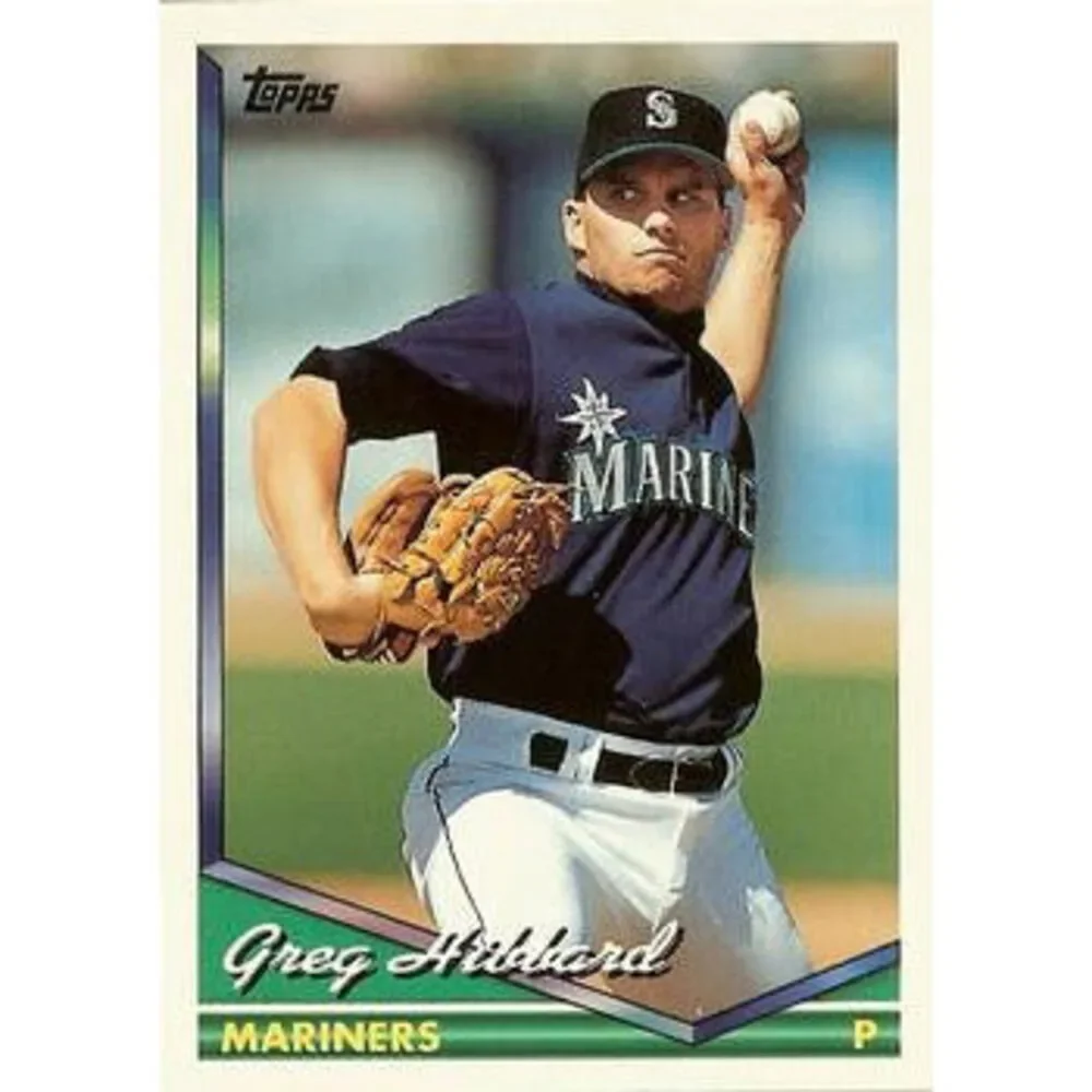 1994 Topps Traded Greg Hibbard 124T Seattle Mariners